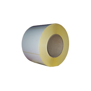 Etichete autoadezive semilucioase 100x90 mm, albe, 1000buc/rola Etichete autoadezive semilucioase 100x90 mm, albe, 1000buc/rola