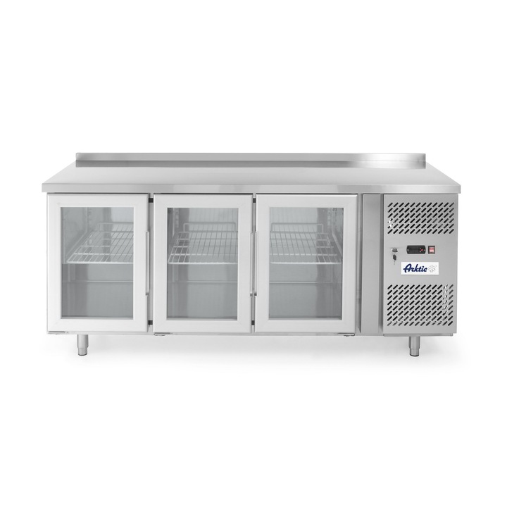 Masa rece cu 3 usi profesionala, inox, ARKTIC by Hendi 420 L interval temperatura -2/+8 gr C 400 W 1795x700x(H)850 mm