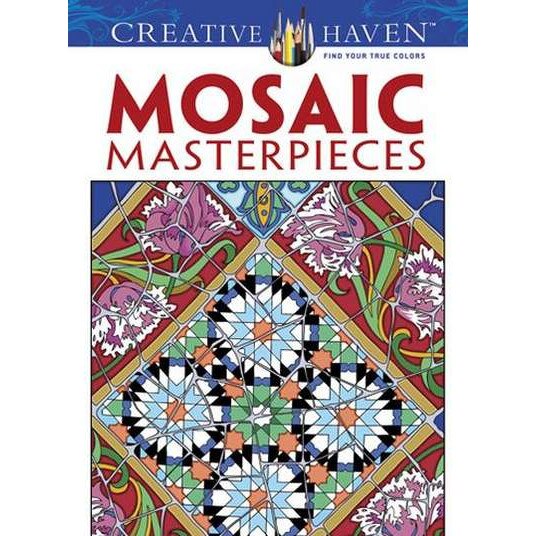 Creative Haven Mosaic Masterpieces Coloring Book de Marty Noble