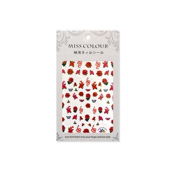 Stickere autoadezive pentru unghii, MoonbasaNails, Model floral R199 Stickere autoadezive pentru unghii, MoonbasaNails, Model floral R199