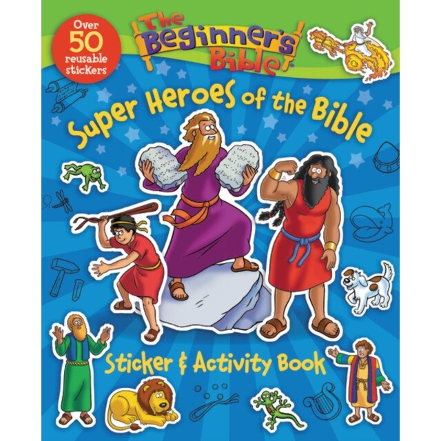 The Beginner's Bible Super Heroes of the Bible Sticker and Activity Book de Zondervan