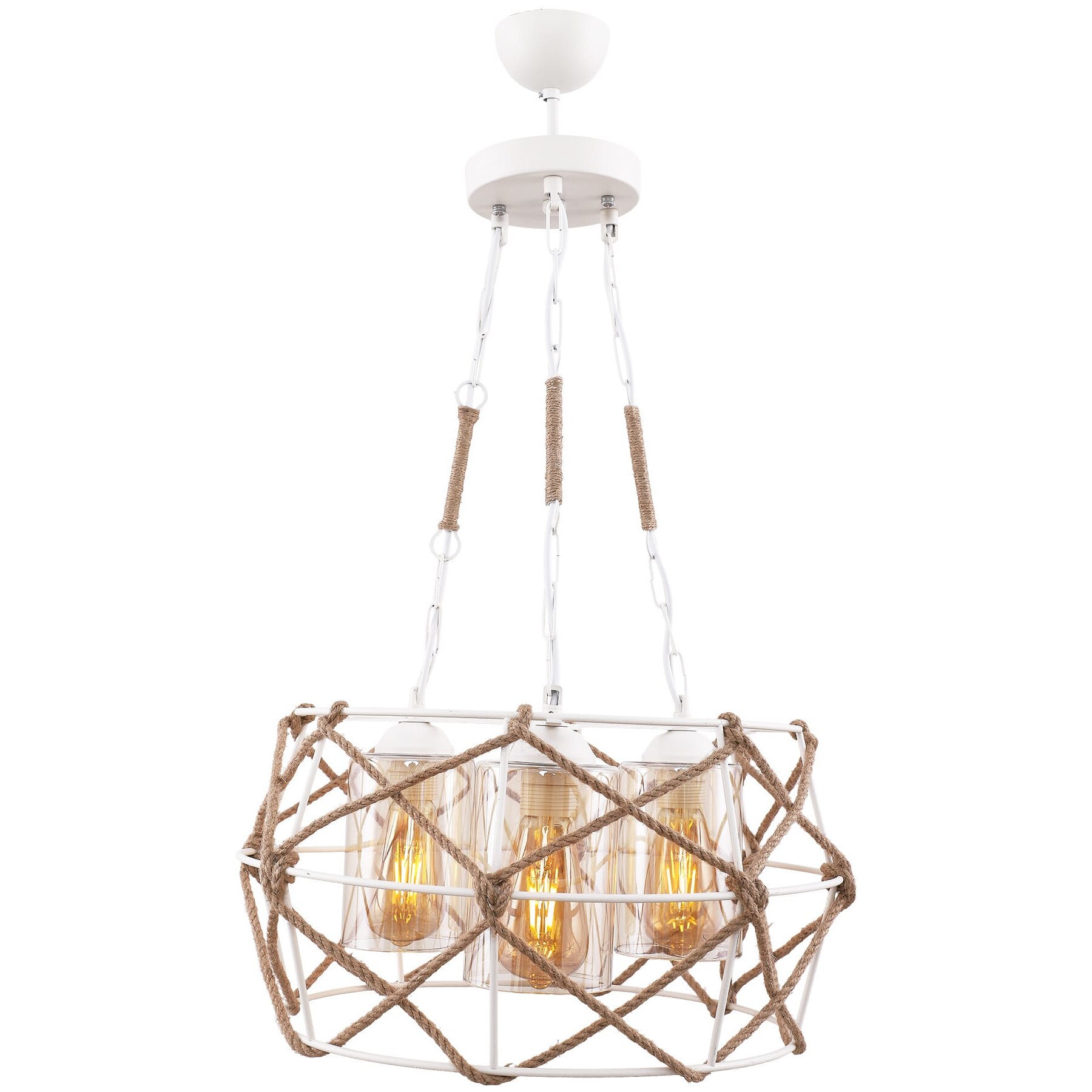 Lustra Mevsim ,3 becuri, Begusa, E 27, 60 W,Alb