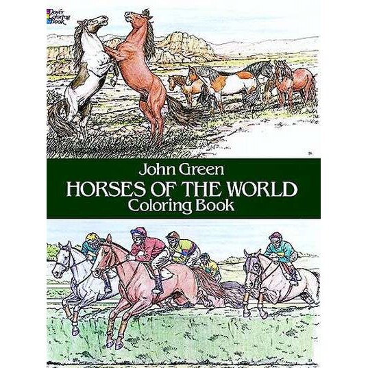 Horses of the World Coloring Book de John Green