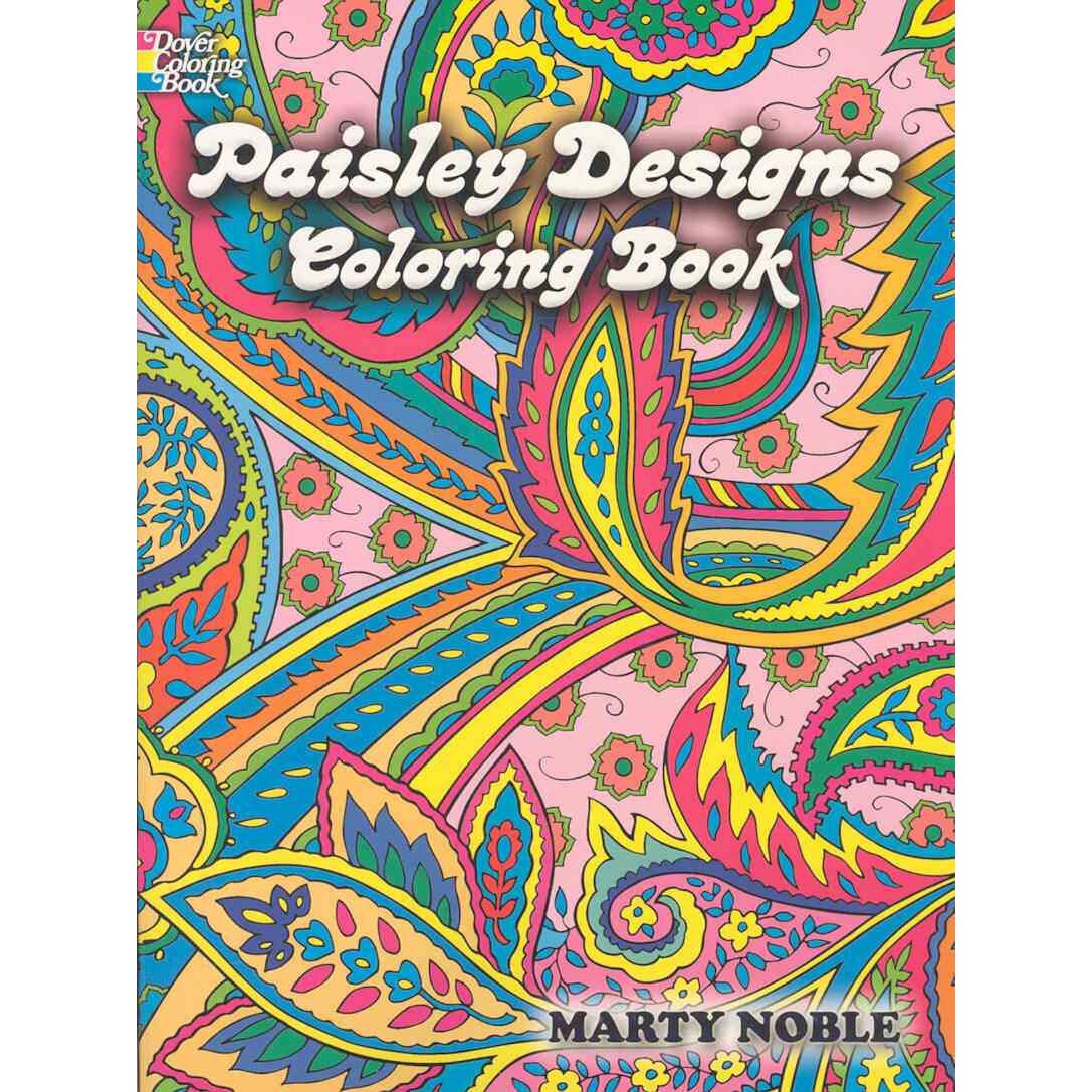 Paisley Designs Coloring Book de Marty Noble