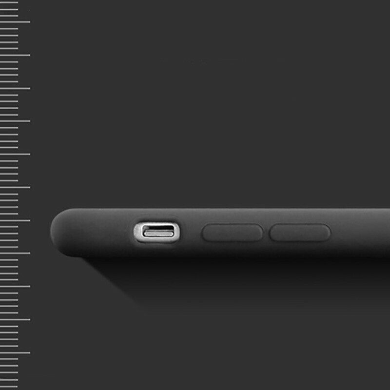 Husa Luxury pentru iPhone XR negru Slim, Liquid Silicone iPhone XR