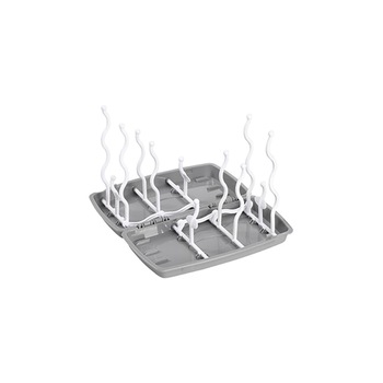 Suport pentru 8 biberoane, Baby Ono, gri Suport pentru 8 biberoane, Baby Ono, gri