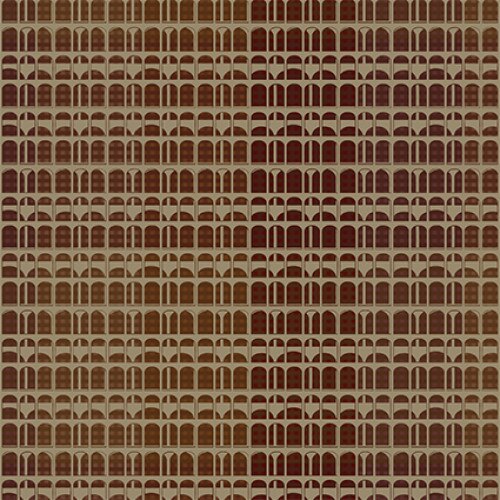 Tapet modern Verde II VD219159 Auriu/Maro/Bordo 0.53m X 10m