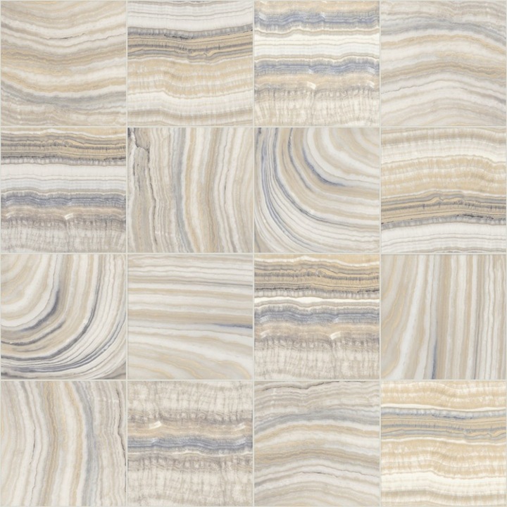 Tapet modern Reflets L32817 Crem/Albastru/Gri 0.53m X 10.05m