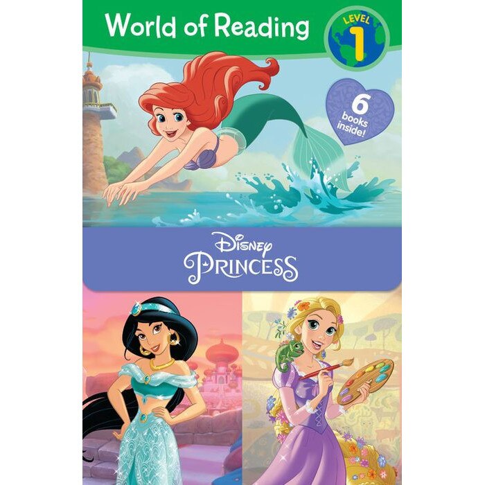 World of Reading Disney Princess Level 1 Boxed Set de Disney Book Group