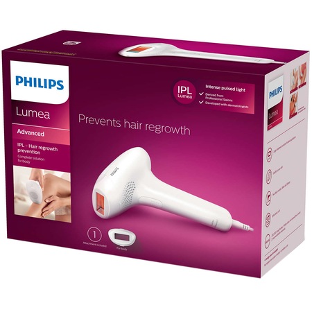 Epilator Philips Lumea IPL 250000 pulsatii, Alb