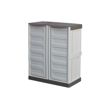 Dulap plastic ArtPlast Spazio inaltime redusa, balamale de otel si raft 700x390x855mm Dulap plastic ArtPlast Spazio inaltime redusa, balamale de otel si raft 700x390x855mm