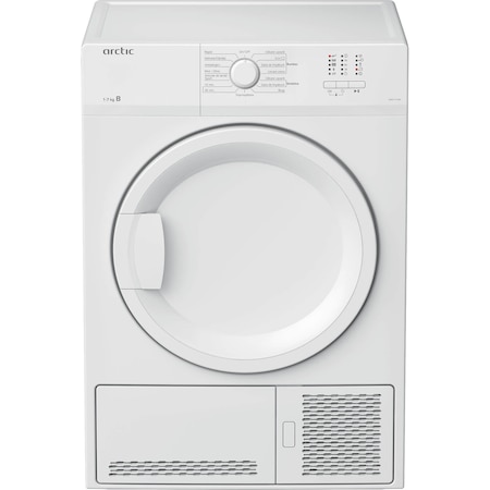 Uscator de rufe Arctic DAPL711AW, Condensare, 7 kg, 15 programe, Aqua Surf, Clasa B, Alb