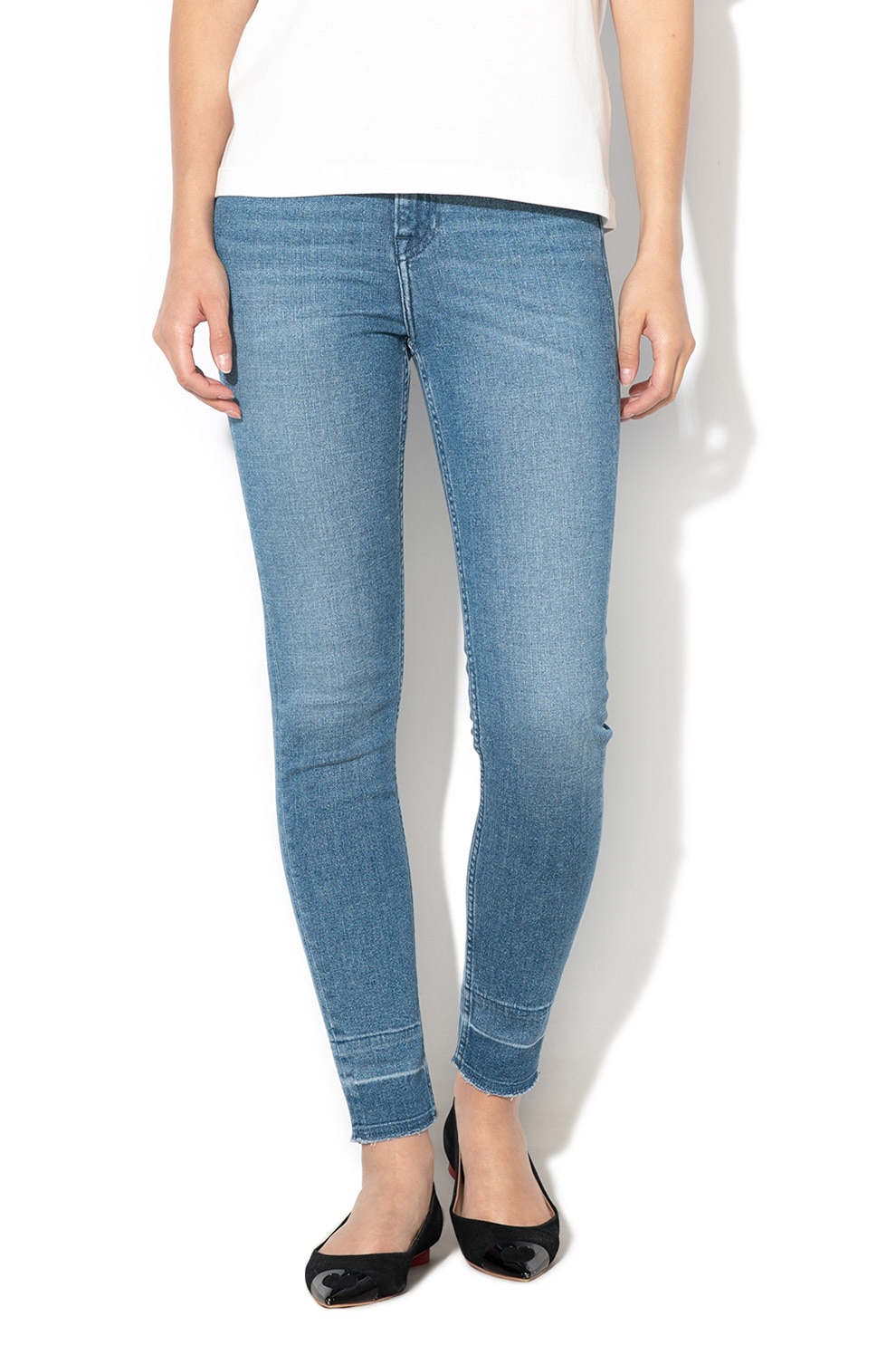 Lee, Blugi super skinny Ivy, Albastru