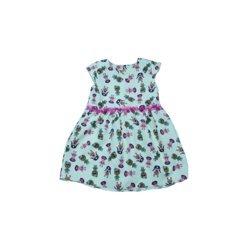 Rochita pentru fete Mini Junior, poliester, Multicolor