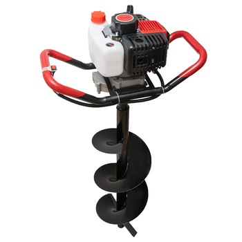 Motoburghiu GSA 2.4CP + Burghiu 150mm, Foreza pentru pamant Motoburghiu GSA 2.4CP + Burghiu 150mm, Foreza pentru pamant