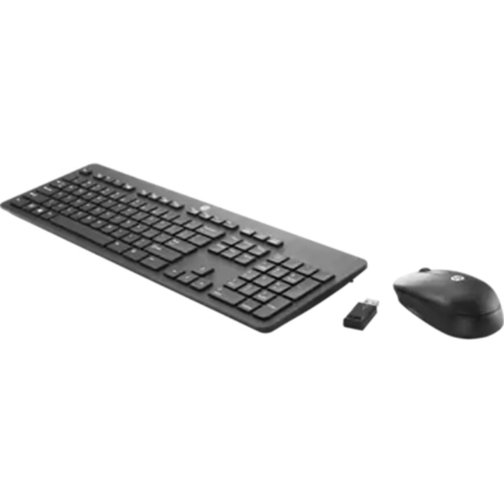 Kit Tastatura + Mouse HP Slim T6L04AA, USB, Negru
