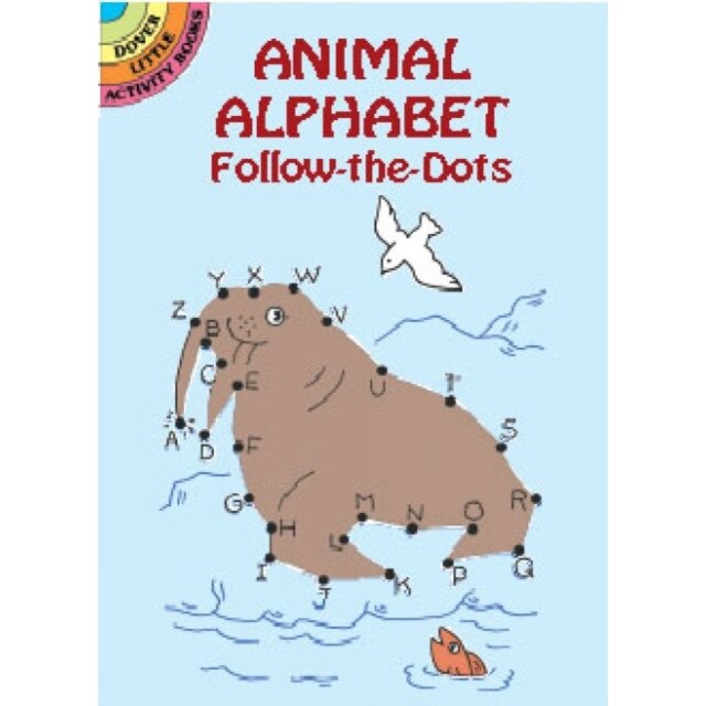 Animal Alphabet Follow-The-Dots de Anna Pomaska