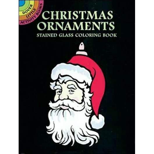 Christmas Ornaments Stained Glass Coloring Book de Marty Noble