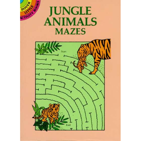Jungle Animals Mazes de Patricia Wynne