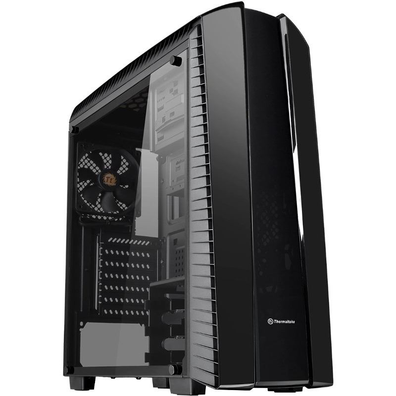 Carcasa Thermaltake Versa N27, Middle Tower, fara sursa, ATX, negru