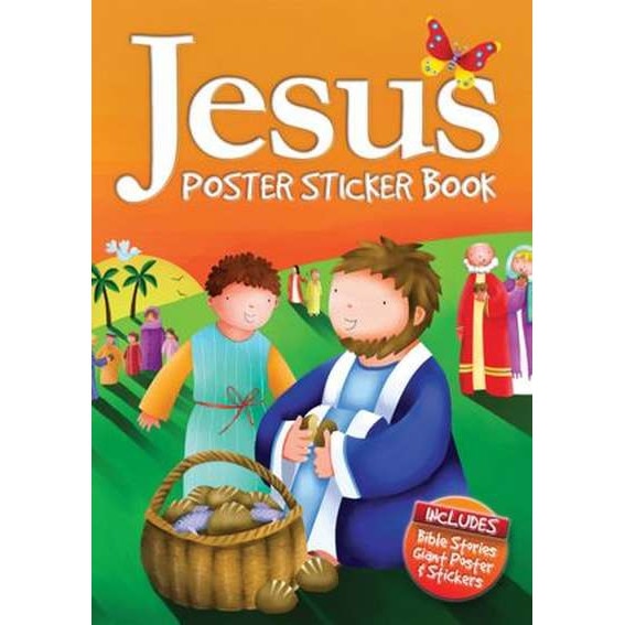Jesus Poster Sticker Book de Juliet David