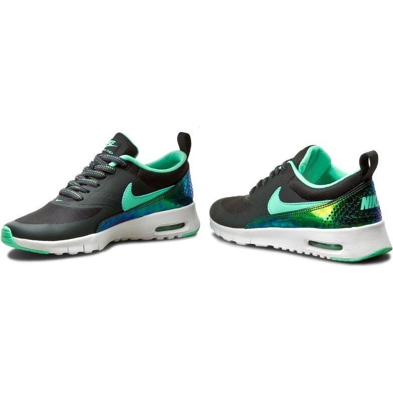 Nike Buty dziecięce Air Max Thea Print GS czarno miętowy r Nike Buty dziecięce Air Max Thea Print GS czarno miętowy r