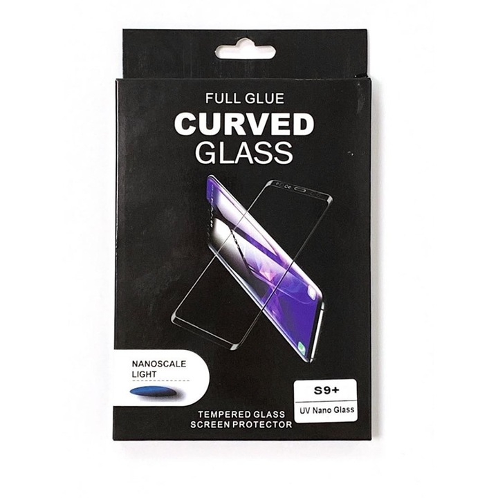 Стъклен протектор Curved Liquid Glass Protector с UV LED лампа Samsung Galaxy S9 Plus
