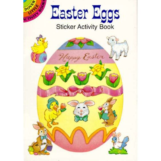 Easter Eggs Sticker Activity Book de Cathy Beylon