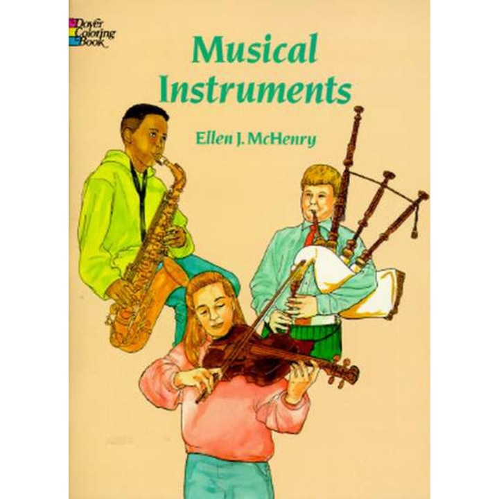 Musical Instruments Coloring Book de Ellen J. McHenry