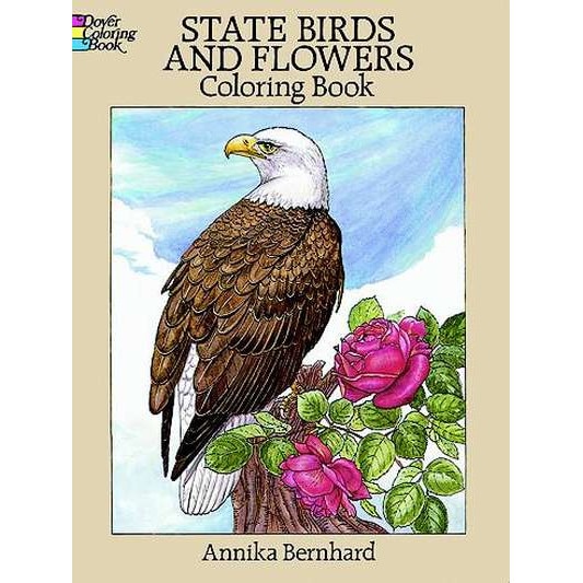 State Birds and Flowers Coloring Book de Annika Bernhard