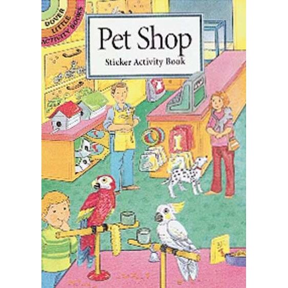 Pet Shop Sticker Activity Book de Cathy Beylon