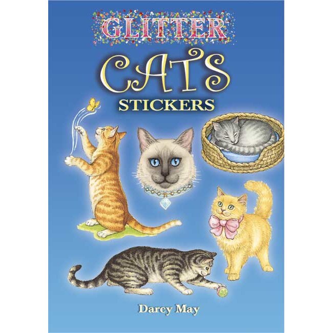Glitter Cats Stickers de Darcy May
