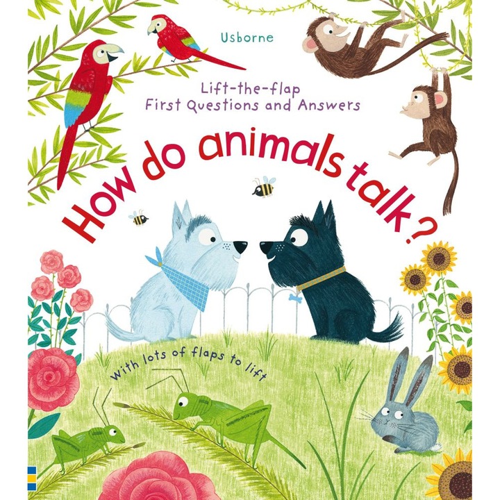 Carte "How do animals talk?", 4 ani+, Usborne