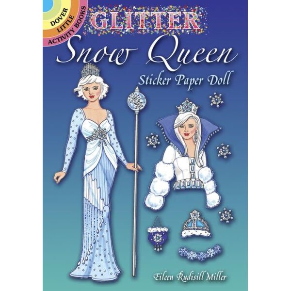 Glitter Snow Queen Sticker Paper Doll de Eileen Rudisill Miller