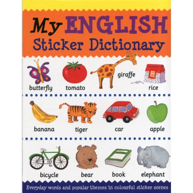 My English Sticker Dictionary de Catherine Bruzzone