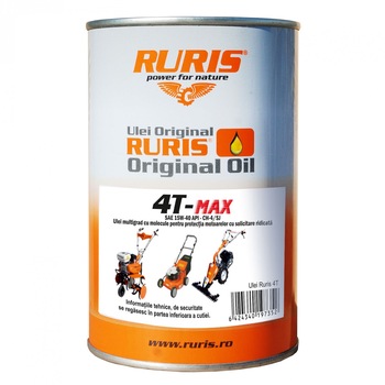 Ulei motor 4T Ruris, 15W-40, 0.6 L Ulei motor 4T Ruris, 15W-40, 0.6 L