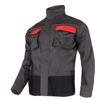 Jacheta lucru subtire, 7 buzunare, orificii ventilatie, fermoar rapid, marime 2L/54 Jacheta lucru subtire, 7 buzunare, orificii ventilatie, fermoar rapid, marime 2L/54