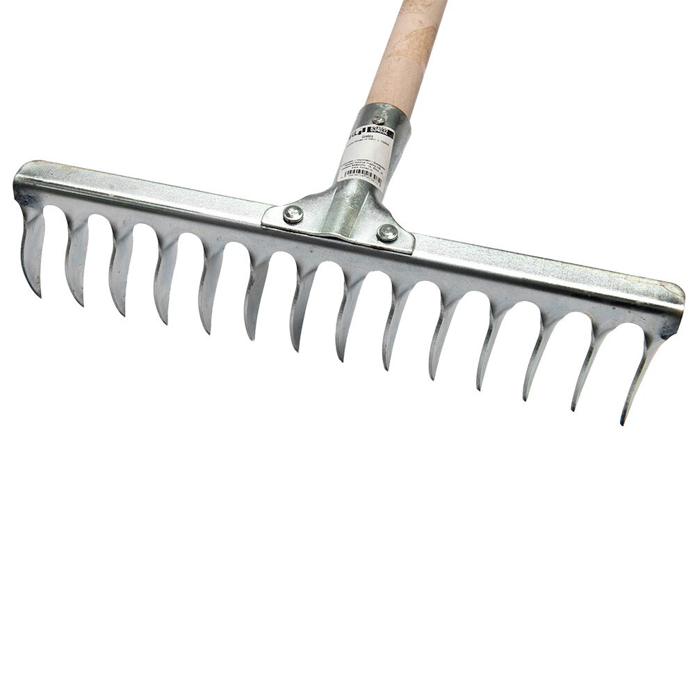 Grebla Zincata Universala cu 14 dinti L=380mm si coada lemn, 1400mm ...