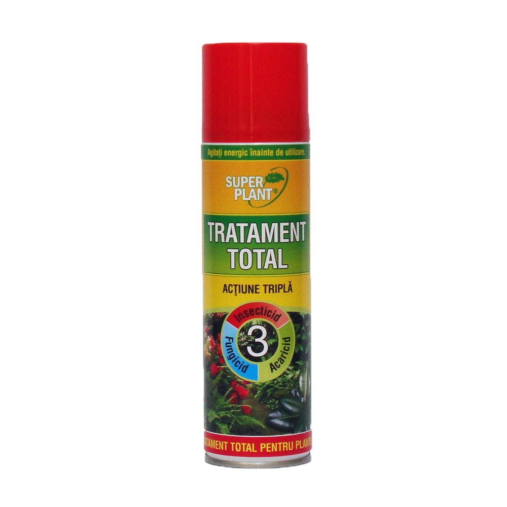 Spray Tratament Total Actiune Tripla pentru plante Super Plant 250ml