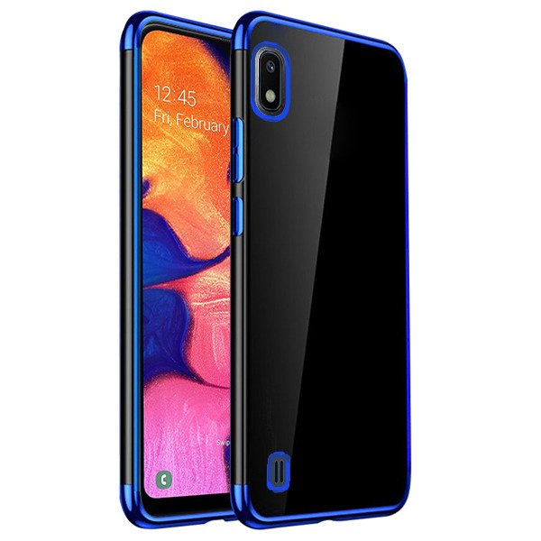 Husa Samsung Galaxy A10 TPU Transparenta / Blue