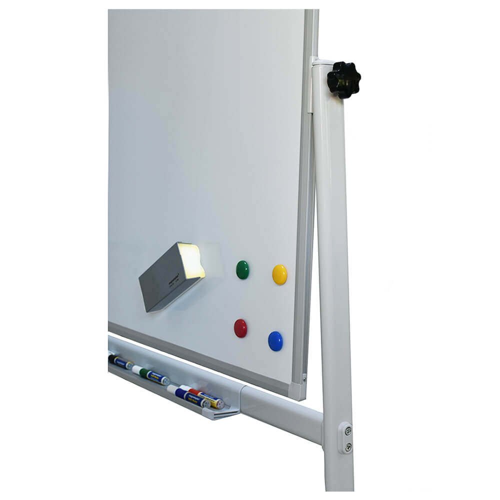 Whitebord Rota Pachet whiteboard rotativ mobil, ACCENTA, 90x180 cm si accesorii ...