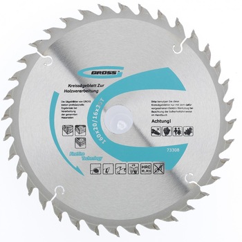 Disc taiat lemne, 160 x 20/16 x 36Т , GROSS Disc taiat lemne, 160 x 20/16 x 36Т , GROSS