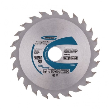 Disc taiat lemne, 130 x 20/16x24T , GROSS Disc taiat lemne, 130 x 20/16x24T , GROSS