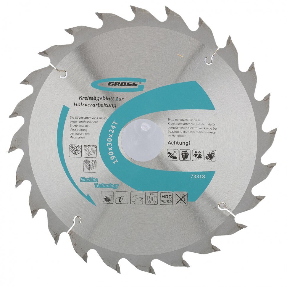 Disc taiat lemne, 190 x 30 x 24Т , GROSS