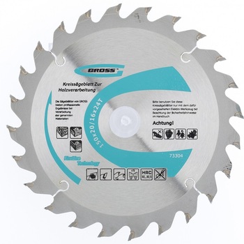 Disc taiat lemne, 150 x 20/16x24T , GROSS Disc taiat lemne, 150 x 20/16x24T , GROSS