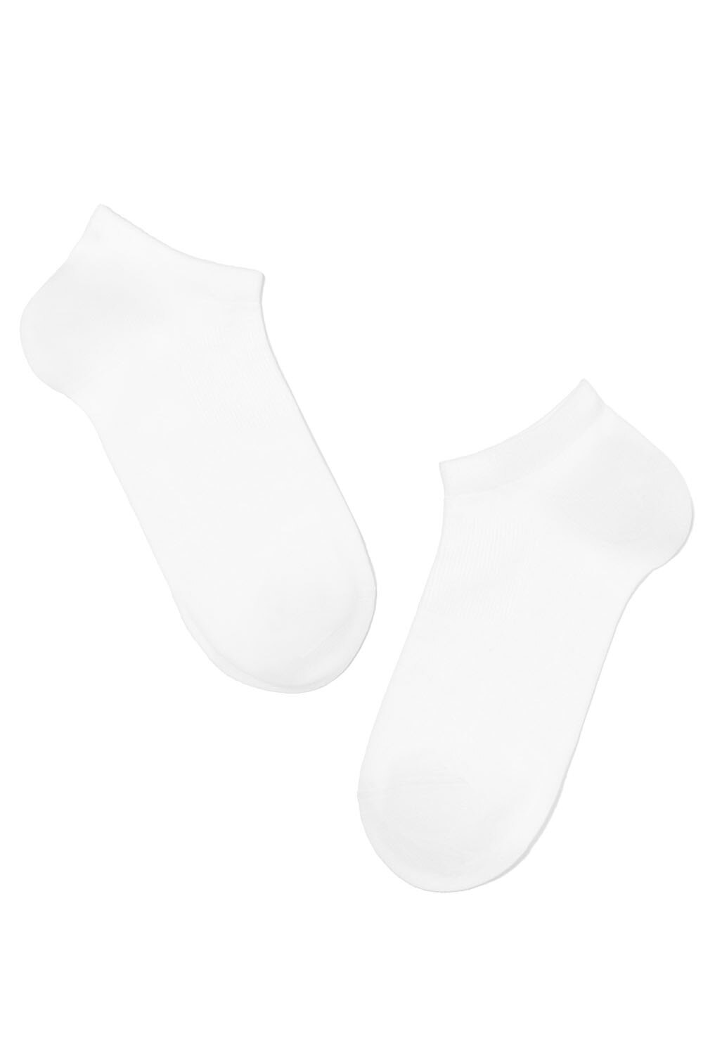 Sosete scurte dama din vascoza (Micromodal), Conte Elegant ACTIVE 079, Alb