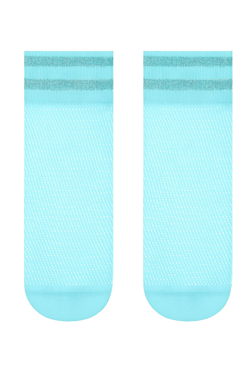 Sosete poliamida cu plasa si lurex, Conte Elegant Fantasy 132, Bleu 36-39