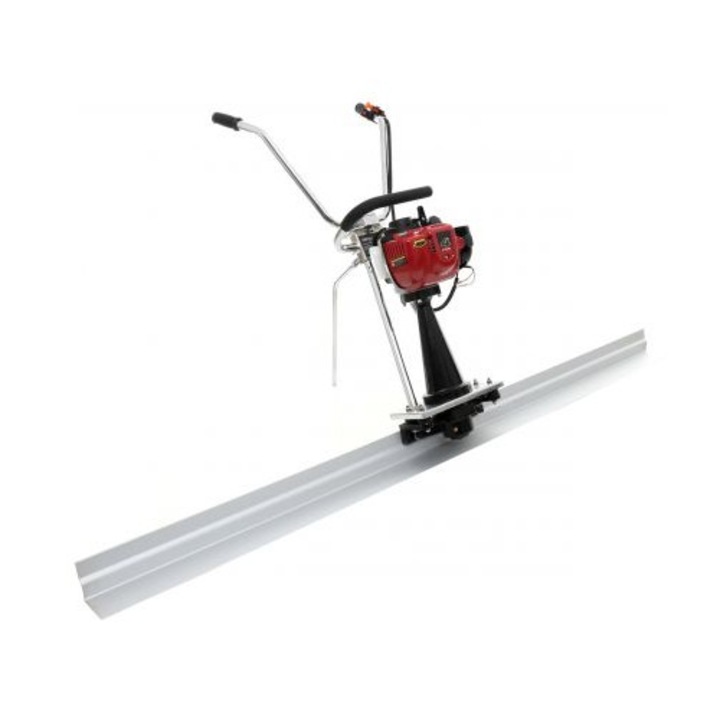 Betonsimító vibrációs simító, Kraft&Dele, 2 m hosszú, 1,6 kW-os motor, KD175