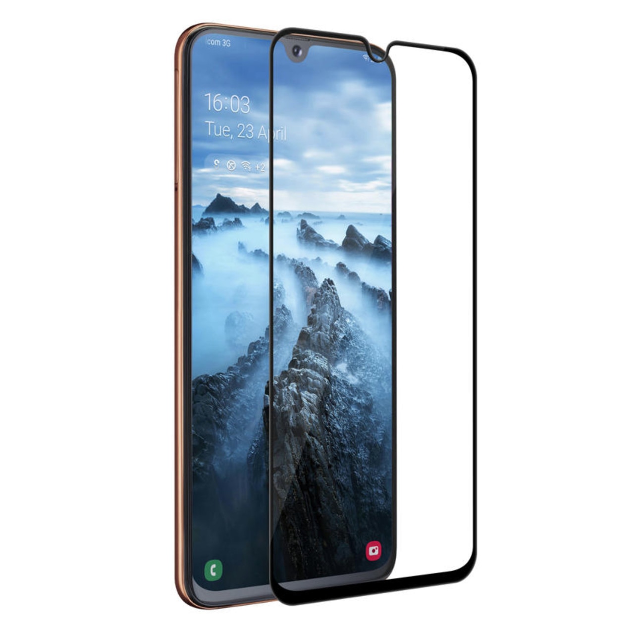 Folie de protectie 5D tempered glass Samsung Galaxy A40 NEVOX Neagra