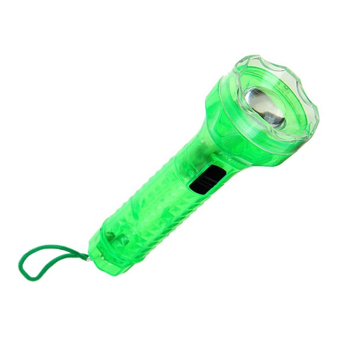 Graveaza iubirea zseblámpa led elemekkel, zöld